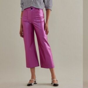 Maeve by Anthropologie “The Colette” in Faux Leather Rose